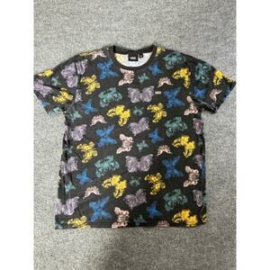 Vans Off The Wall Shirt Unisex t-Shirt Size L butterly multicolor print skater